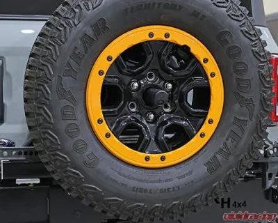 Rock Hard 4x4 Patriot Series Rear Bumper with Tire Carrier for Ford Bronco 2021+ - RH-60301